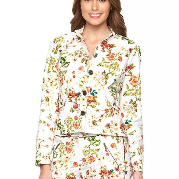 Disney's Alice Through the Looking Glass Designer Collection Floral Jacket XS - Picture 1 of 14